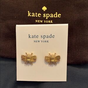 Kate Spade Gold Bumblebee All Abuzz Earrings